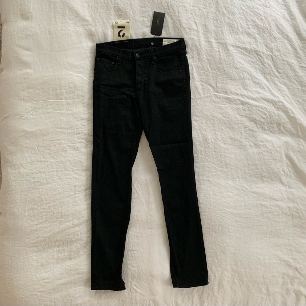 Men’s Rag & Bone Fit 2 Slim Fit Black Stretch Jean